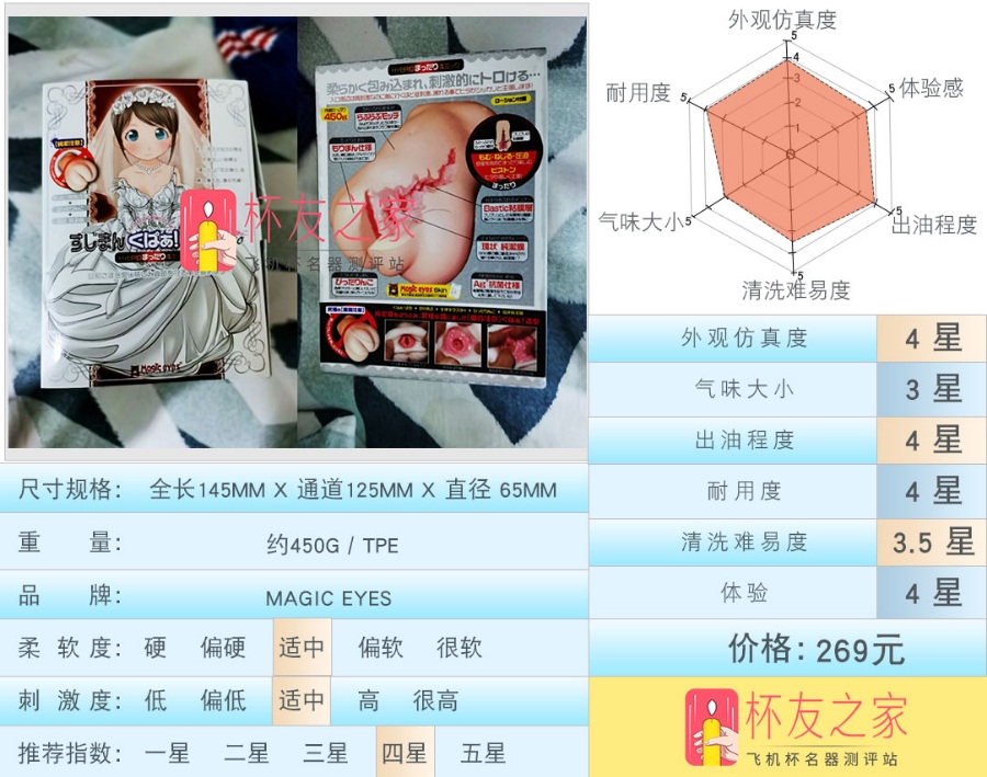 “犹如处子般的体验”处女新娘经典版（中等刺激）评测 / 四星半推荐[db:副标题]-名器社